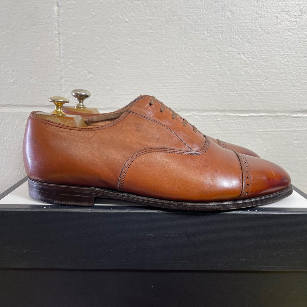 Royal Imperial Florsheim Brown Leather Cap Toe Oxford Dress Shoes Men's 11‎ EEE